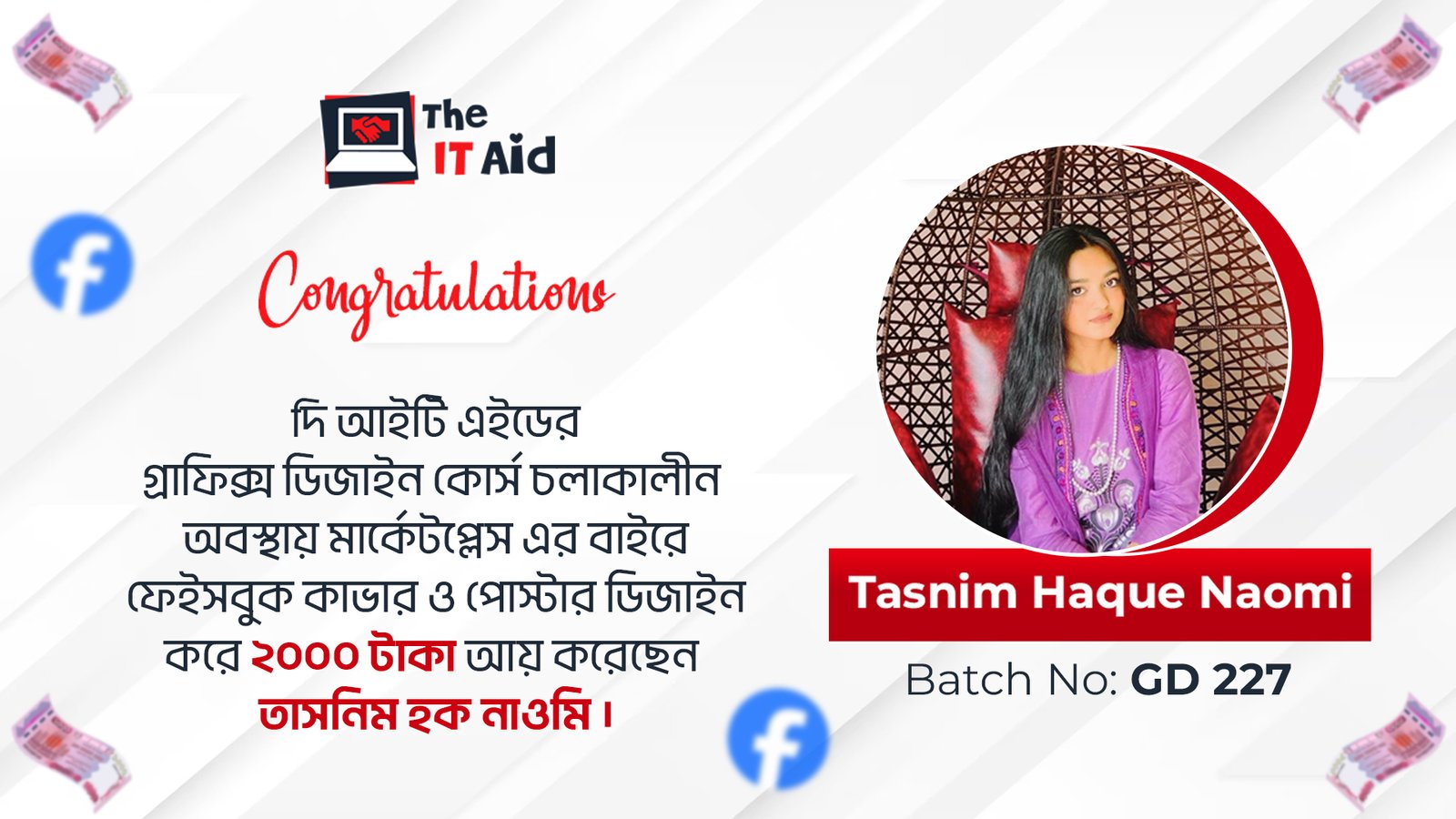 Earn While Learning – Graphic Design Success Story